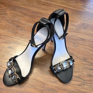 ALDO Black Women's Heels with Embellishments